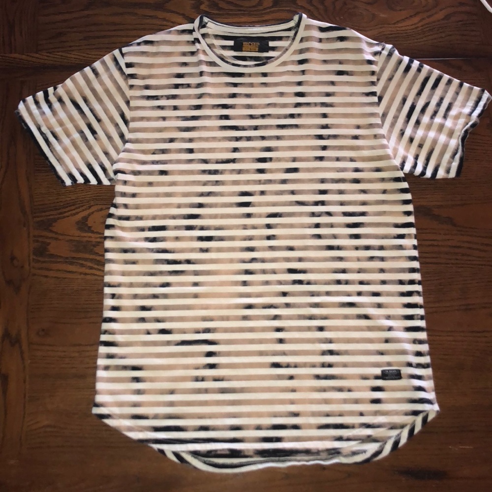 10DEEP TEN DEEP Extended Tee Stripped Shirt